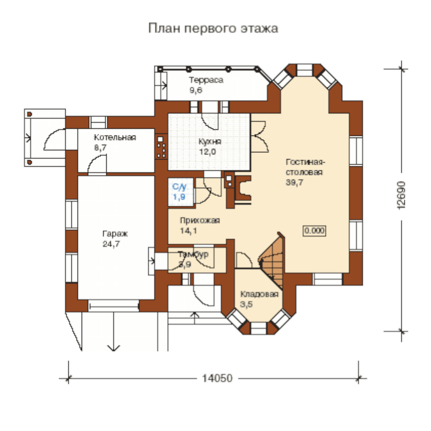 1 этаж