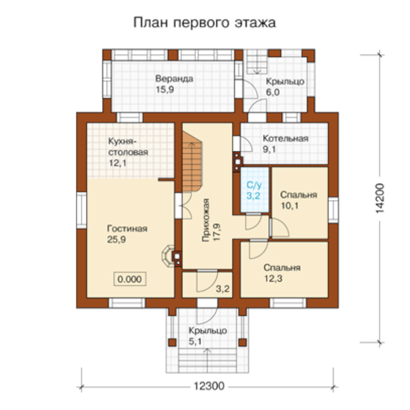 1 этаж