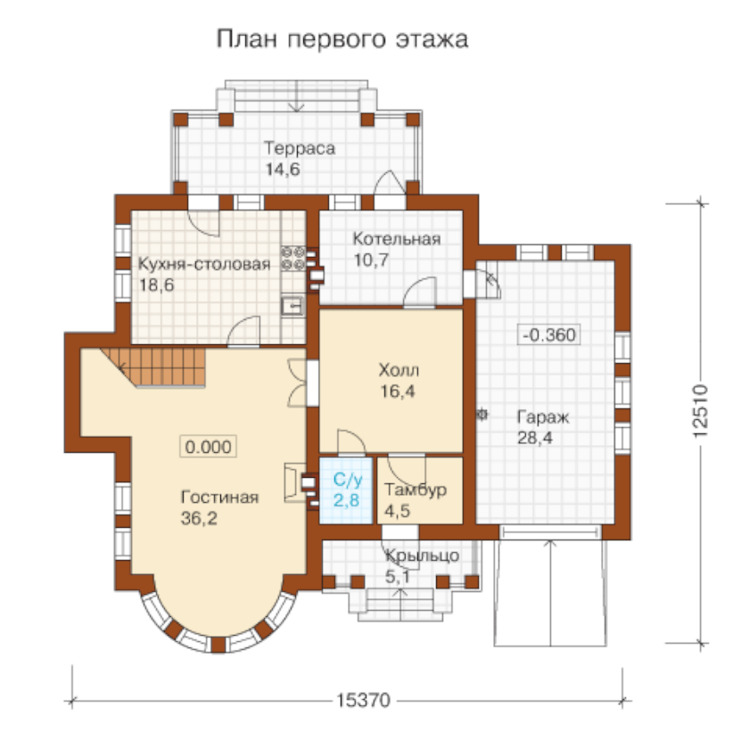1 этаж
