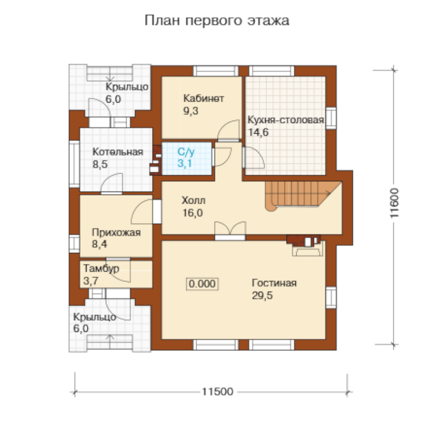1 этаж