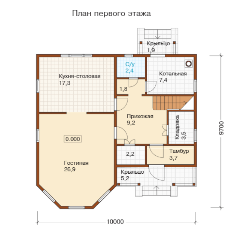 1 этаж