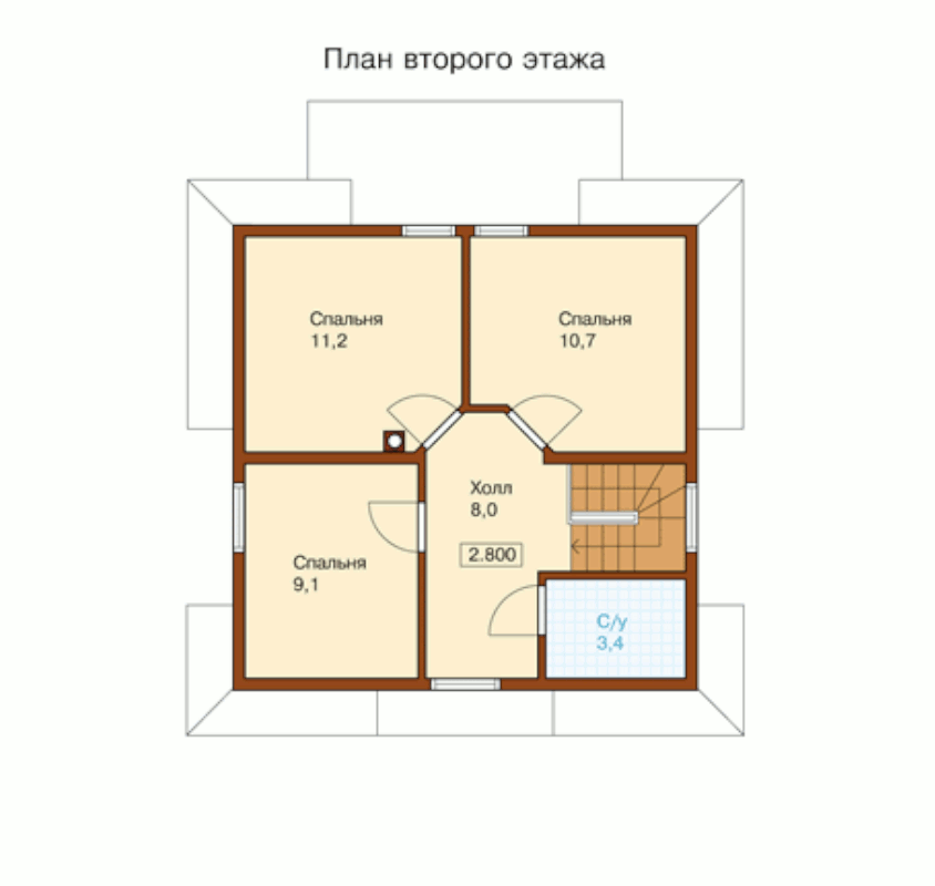 план 2 этажа