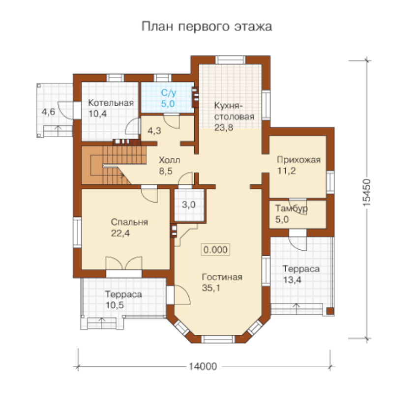 1 этаж