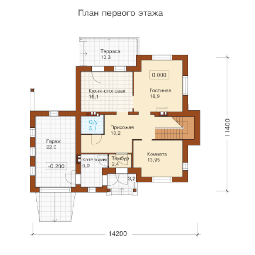 1 этаж