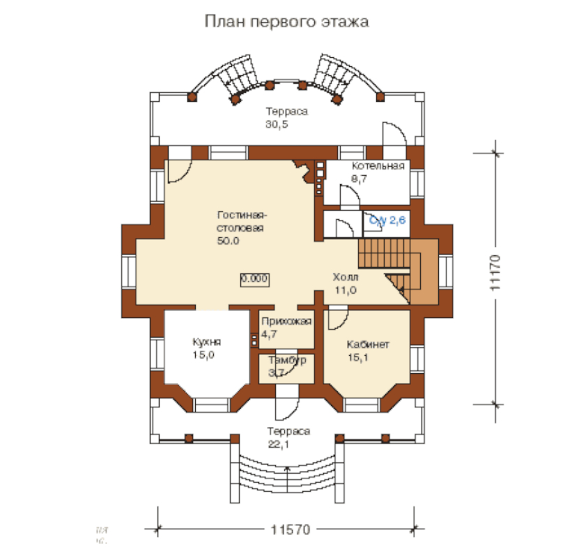 1 этаж